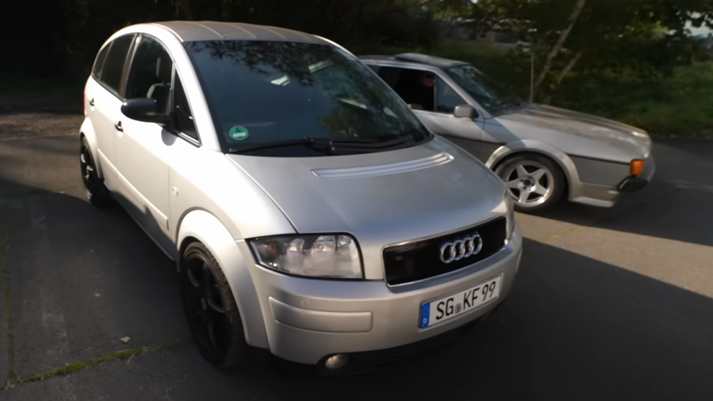 Audi A2 am Nürburgring: Kleinwagen mit Stil