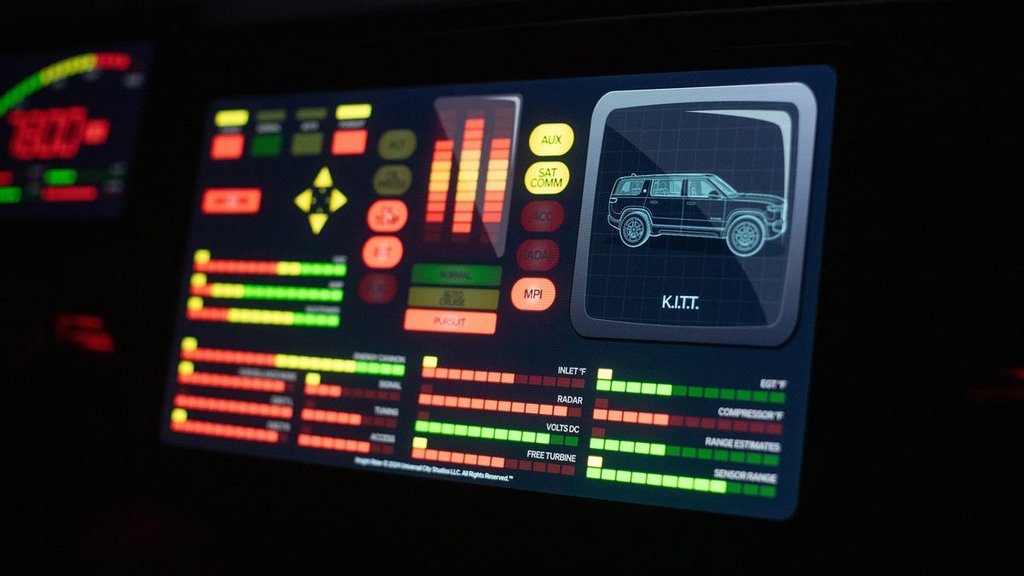 Rivian Halloween Auto Kostümer: KITT an DeLorean