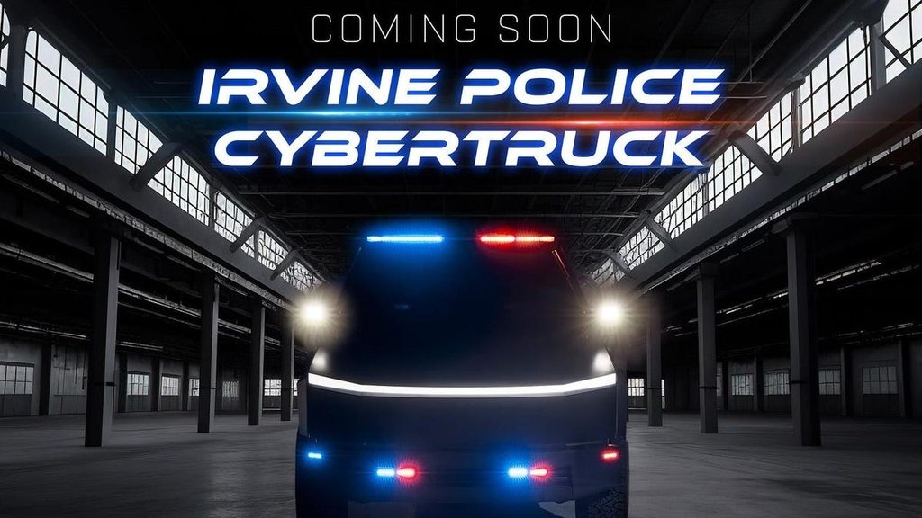 Irvine Polizei kauft teuren Cybertruck