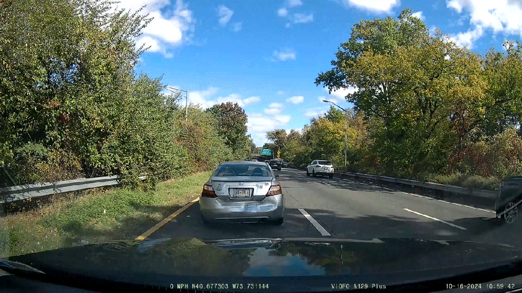 Versuchter Versicherungsbetrug mit Dashcam festgehalten